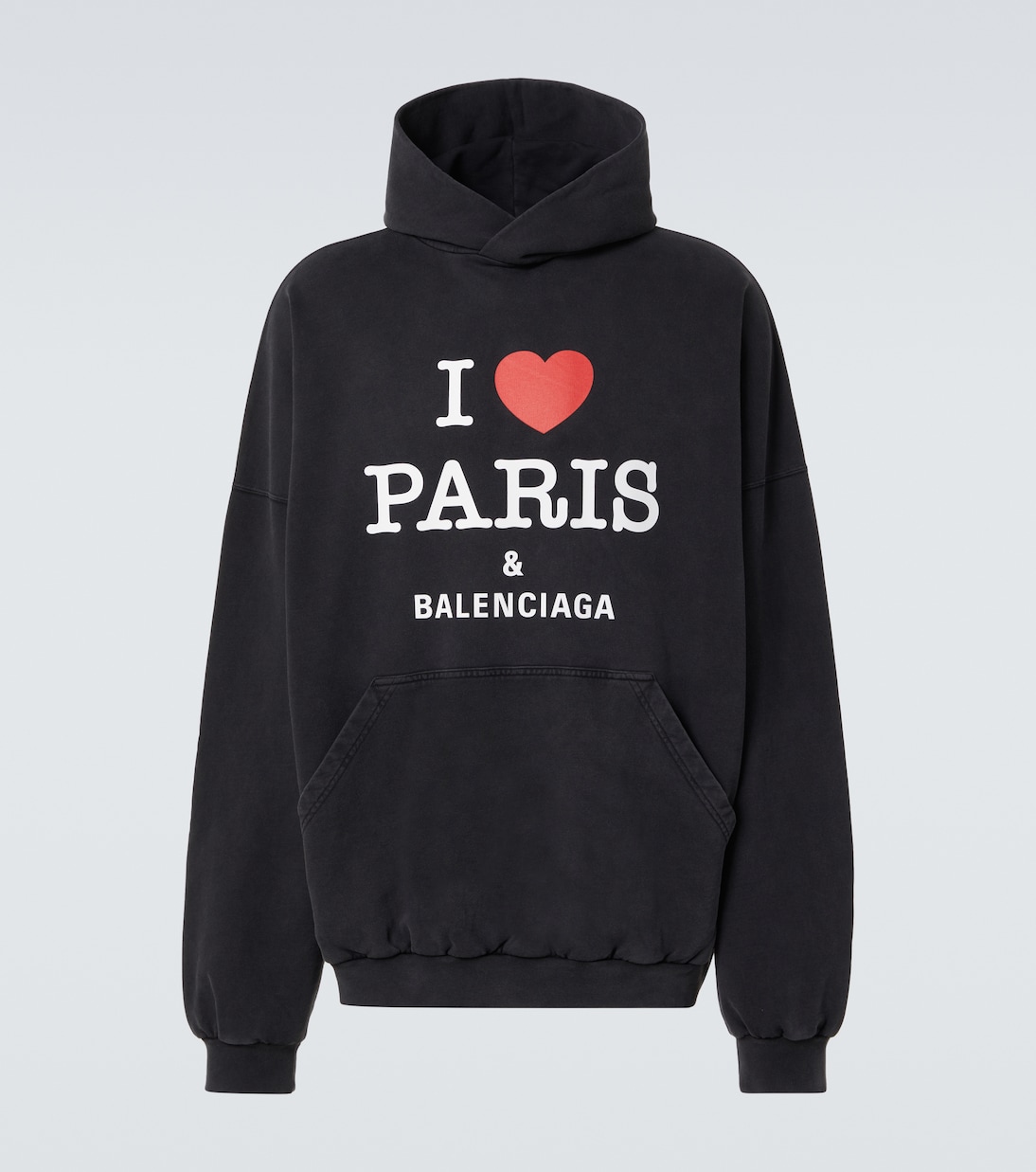 Felpa I Love Paris in cotone | Balenciaga