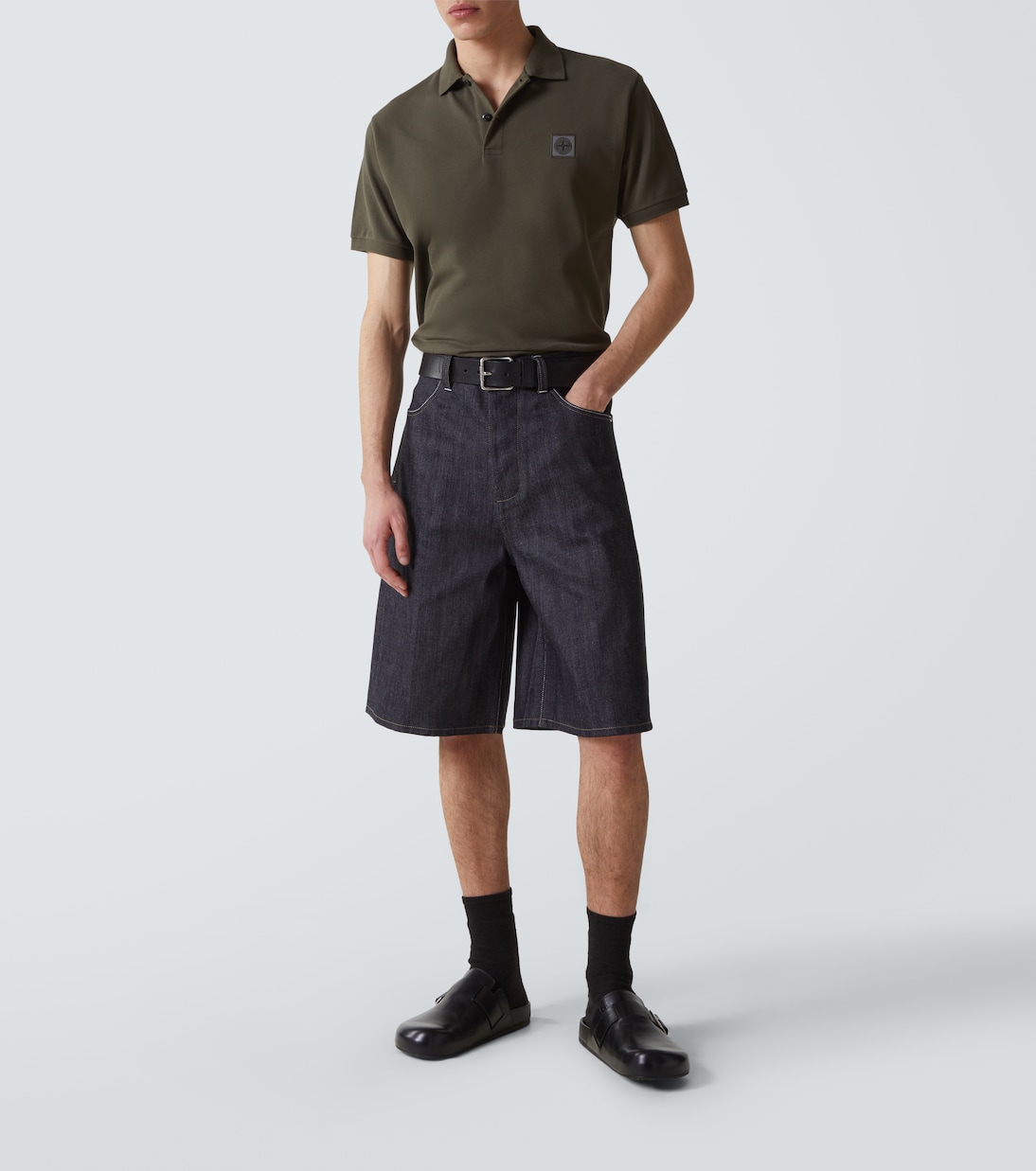 Polo Compass in piqué di cotone | Stone Island