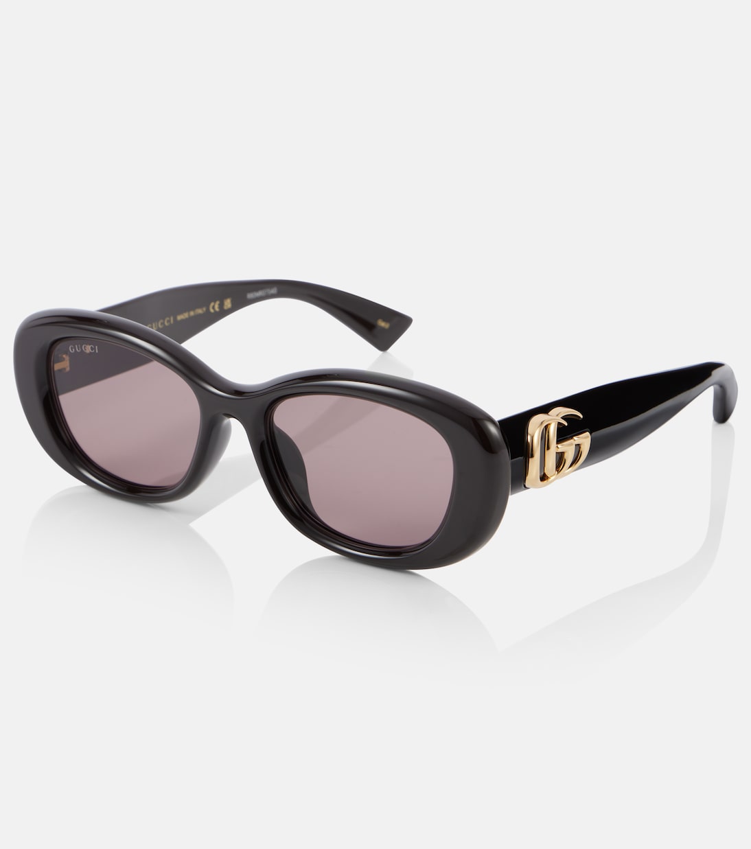 Occhiali da sole GUCCI con logo Double G ovale, stile giovane e trendy