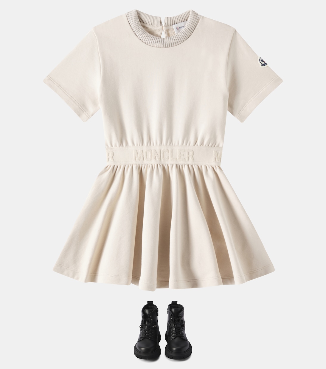 Kleid aus Baumwolle | Moncler Enfant