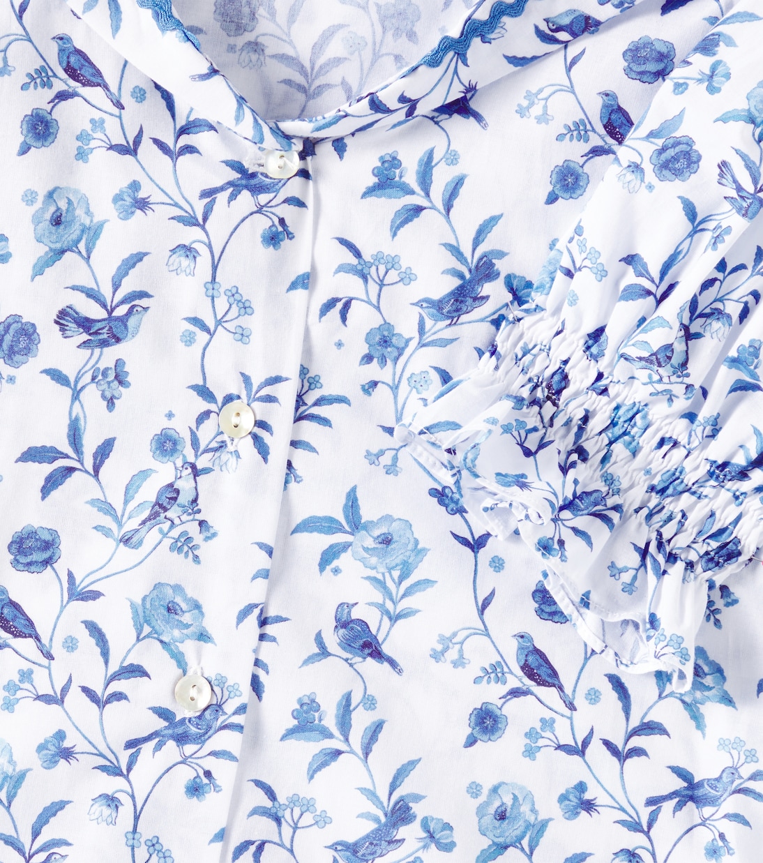 Blusa Georgina de algodón floral | La Coqueta
