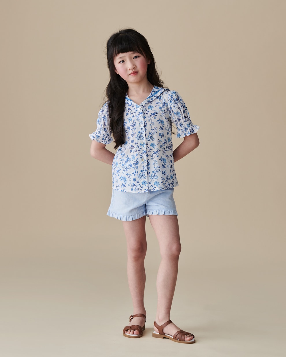 Blusa Georgina de algodón floral | La Coqueta