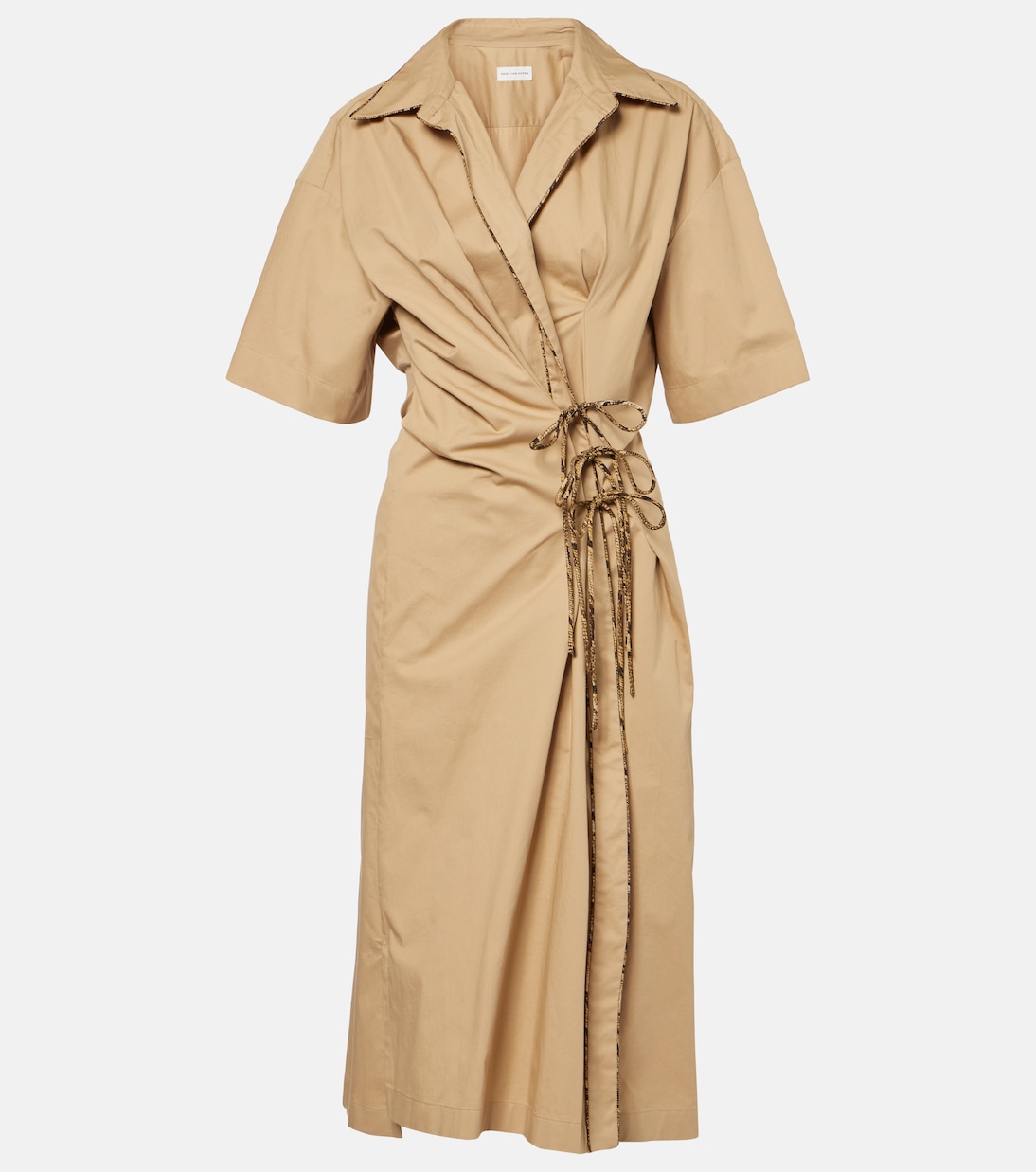 Abito a portafoglio in cotone | Dries Van Noten