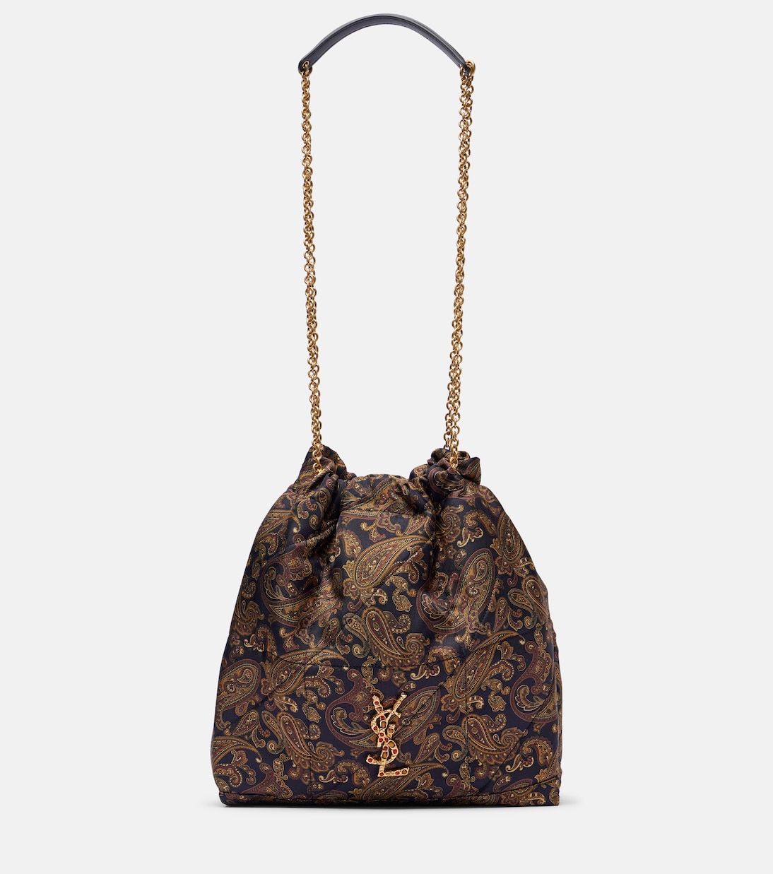 Schultertasche Jamie aus Seiden-Twill | Saint Laurent