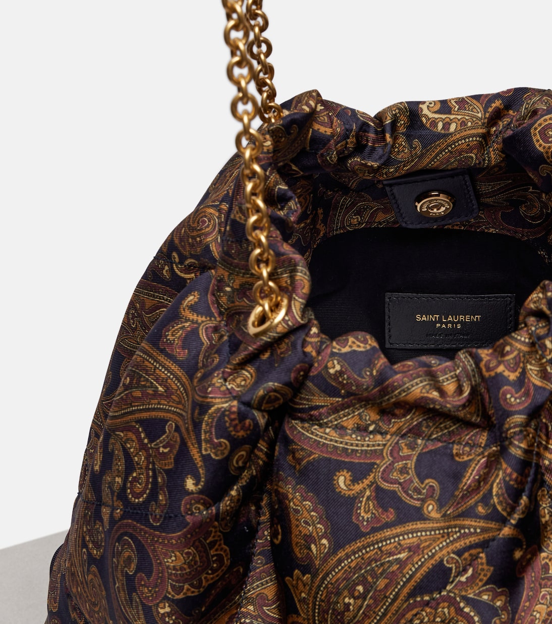 Schultertasche Jamie aus Seiden-Twill | Saint Laurent