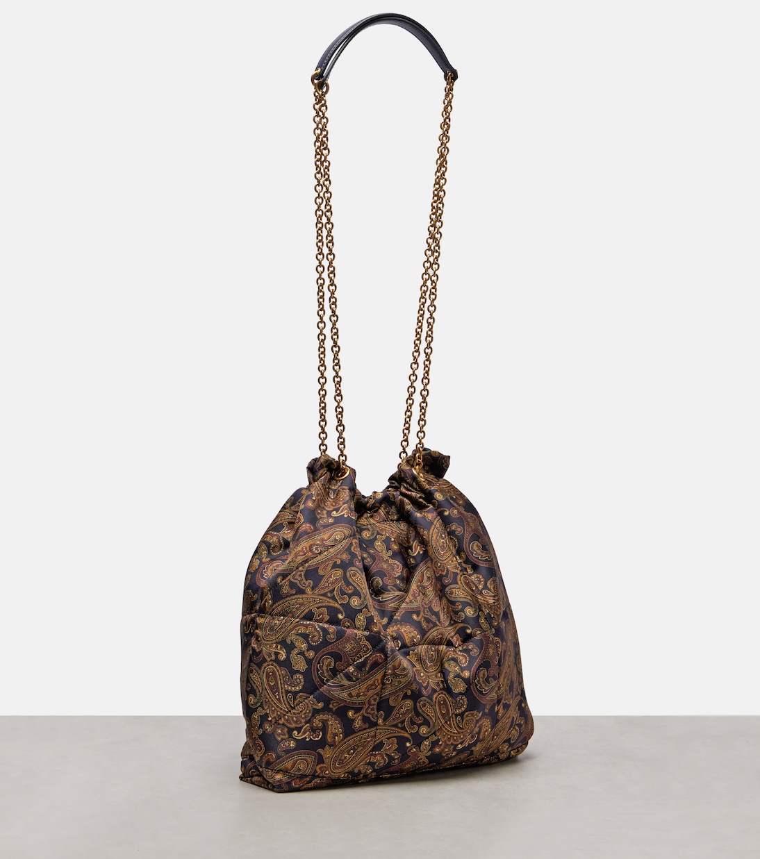 Schultertasche Jamie aus Seiden-Twill | Saint Laurent