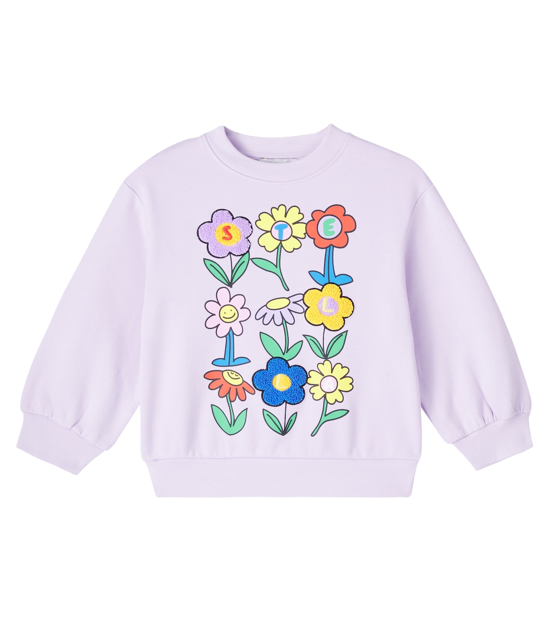 Felpa in jersey di cotone con stampa | Stella McCartney Kids