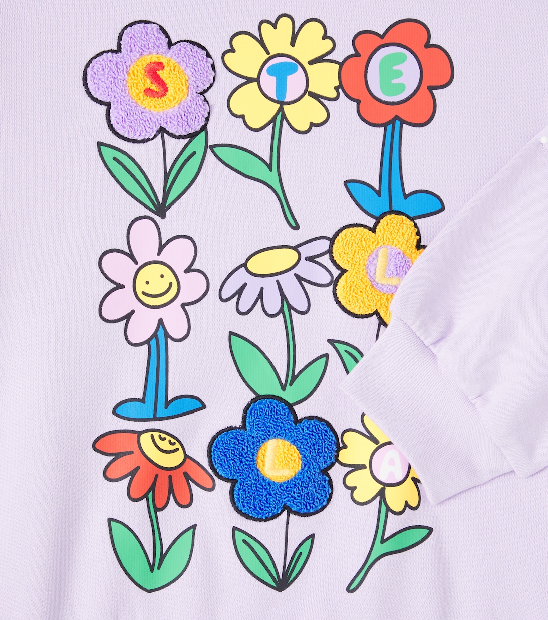 Felpa in jersey di cotone con stampa | Stella McCartney Kids