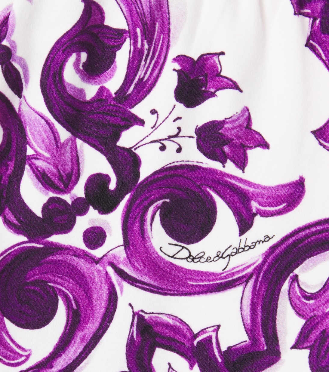 Leggings Majolica aus einem Baumwollgemisch | Dolce&Gabbana Kids