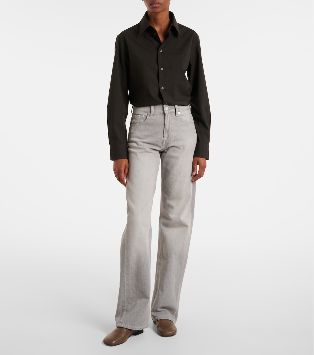 Jeans regular Tess a vita media | 7 For All Mankind
