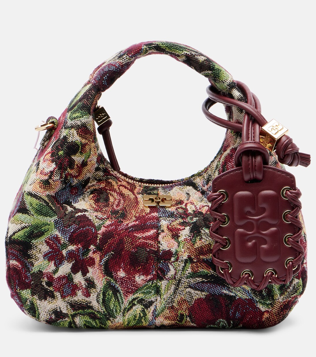 Tapestry Mini jacquard tote bag | Ganni