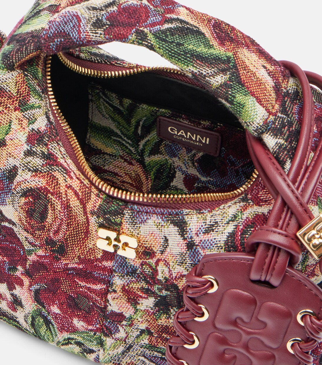 Tapestry Mini jacquard tote bag | Ganni