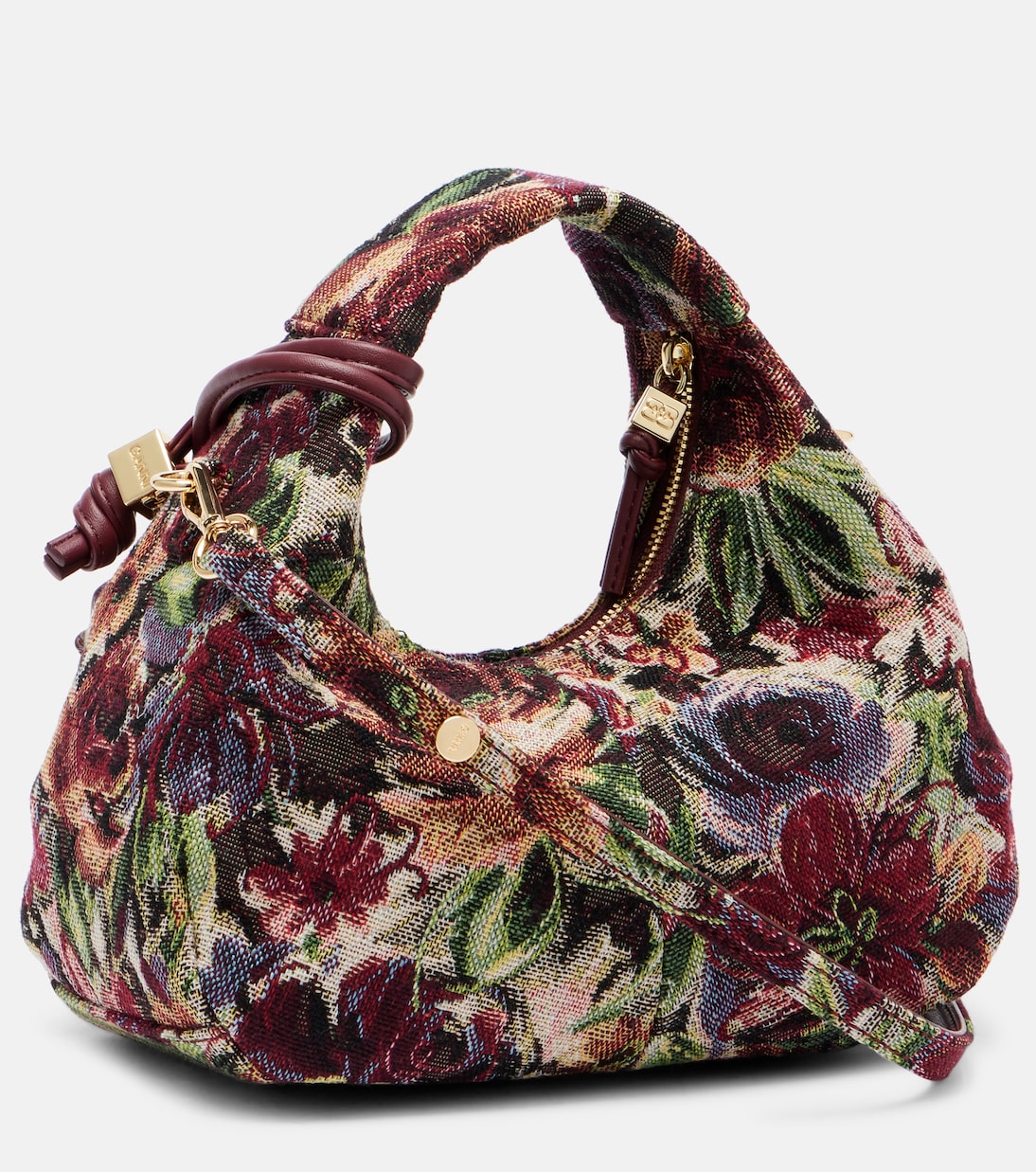 Tapestry Mini jacquard tote bag | Ganni