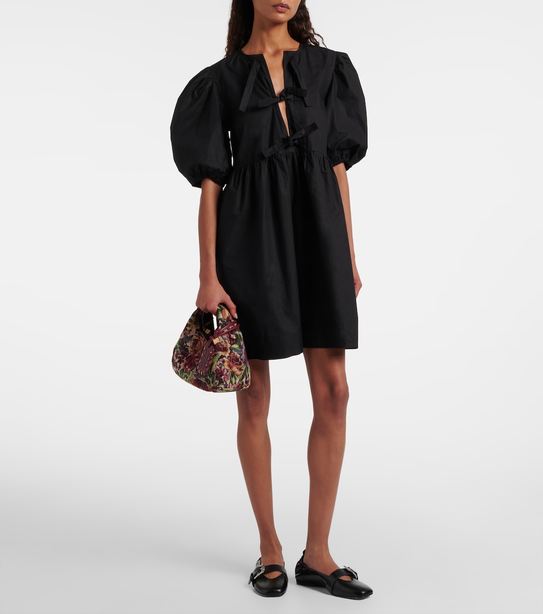 Tapestry Mini jacquard tote bag | Ganni