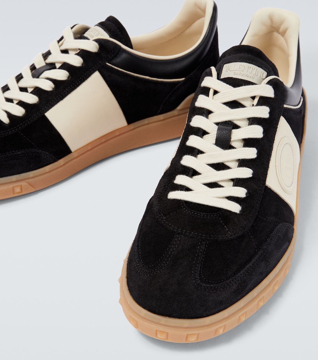 Upvillage suede and leather sneakers | Valentino Garavani
