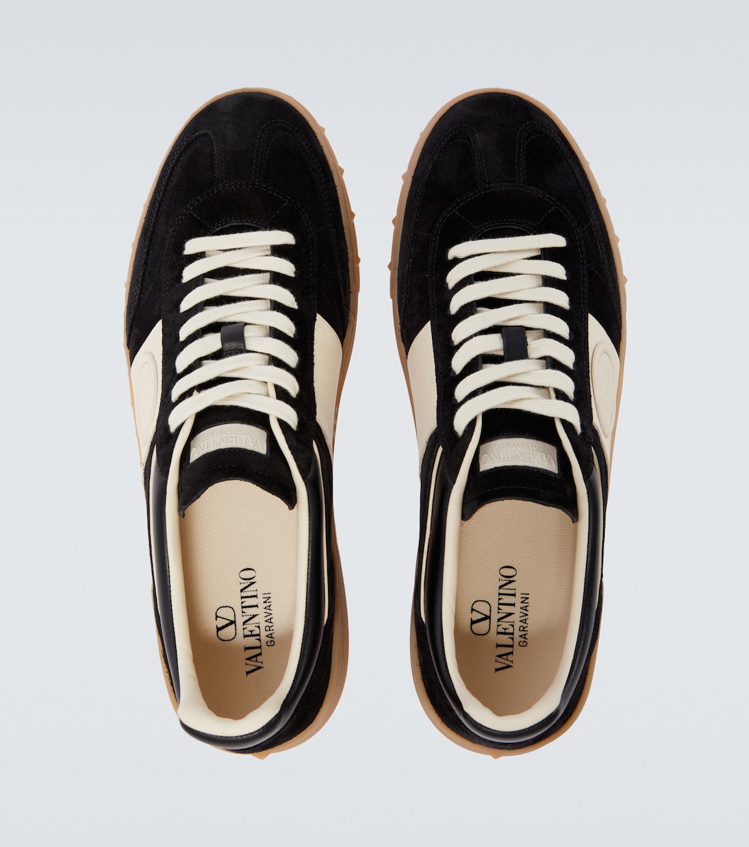 Upvillage suede and leather sneakers | Valentino Garavani