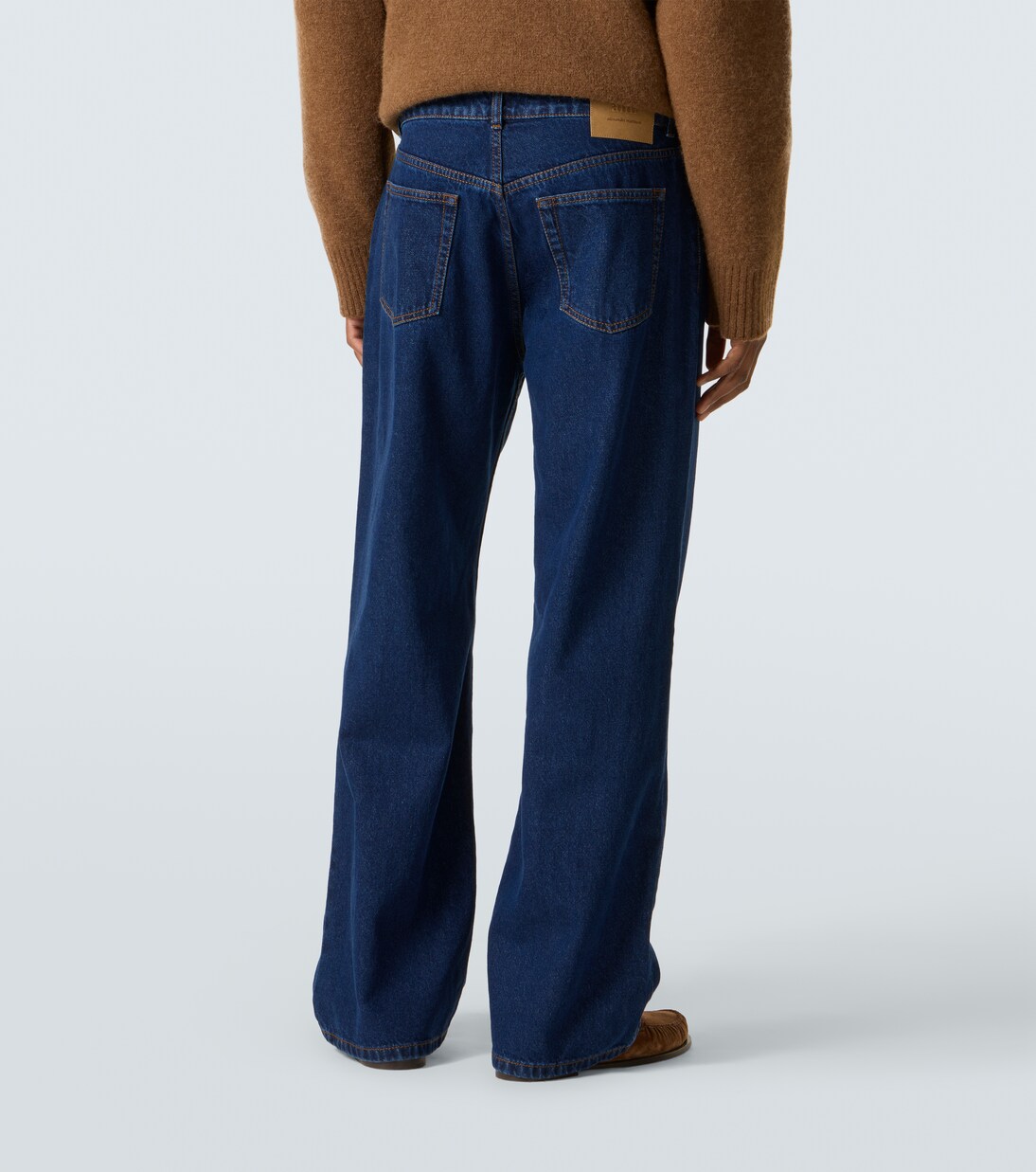 Jeans anchos de tiro medio | Ami Paris