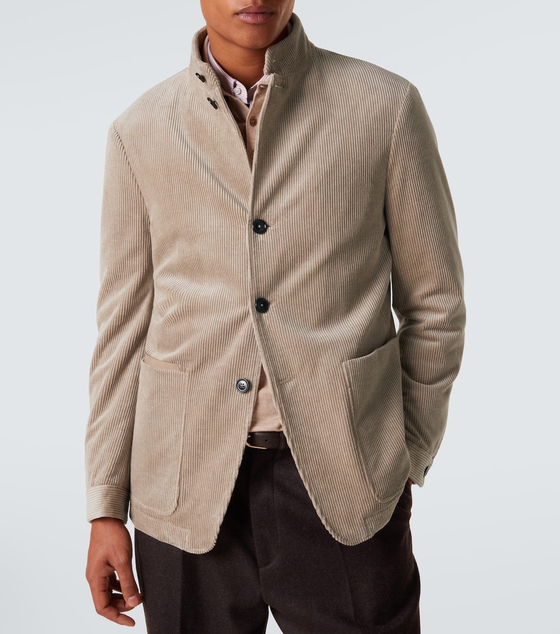Conte cotton and cashmere corduroy jacket | Zegna