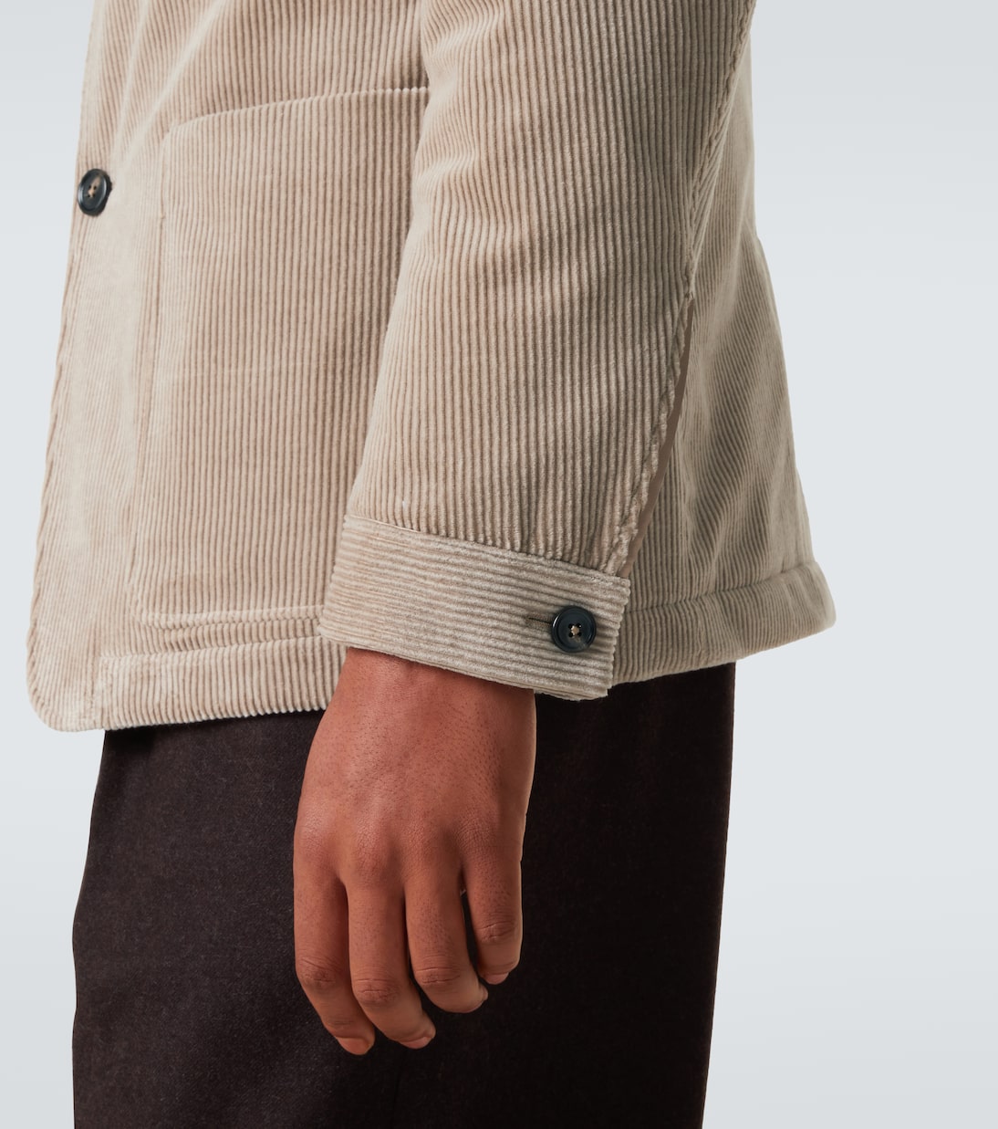 Conte cotton and cashmere corduroy jacket | Zegna