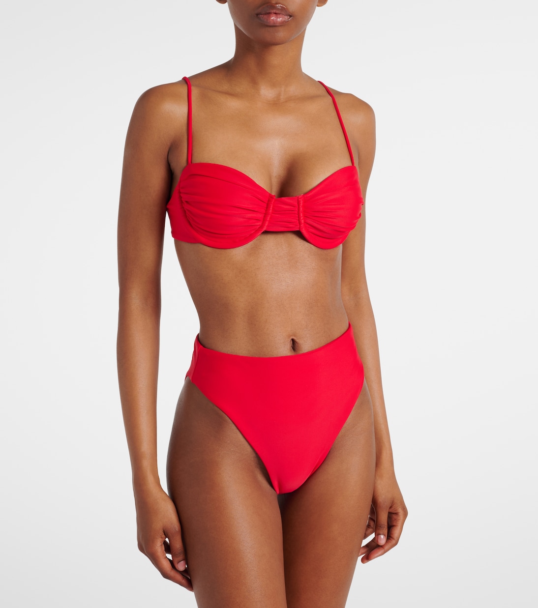 Mia ruched bikini top | Jade Swim