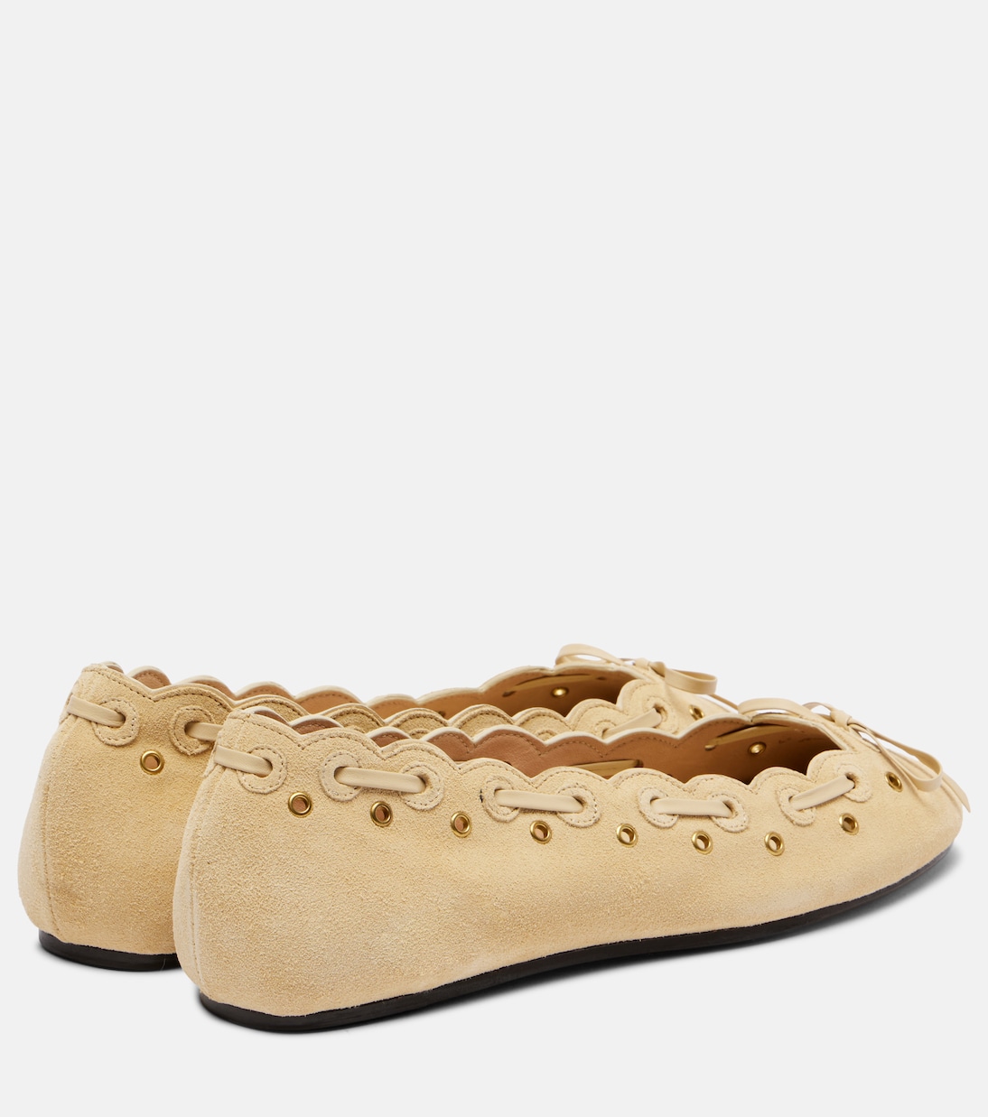 Balfy bow-detail suede ballet flats | Isabel Marant