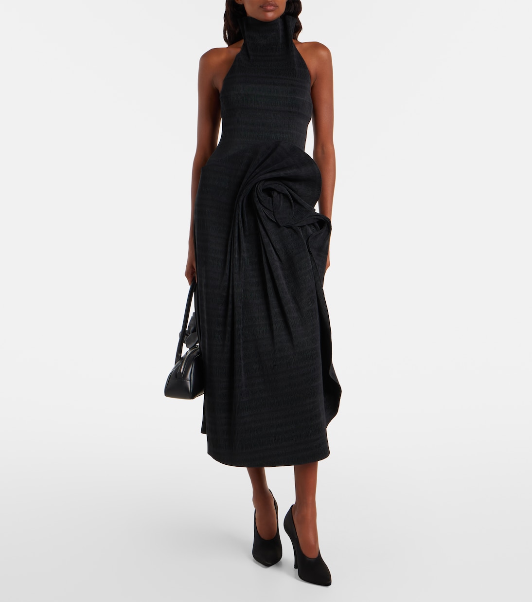 Shirred turtleneck top | Magda Butrym