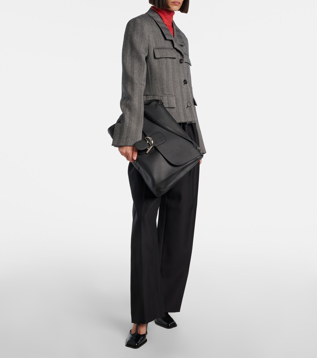 Brillant Large leather shoulder bag | Delvaux
