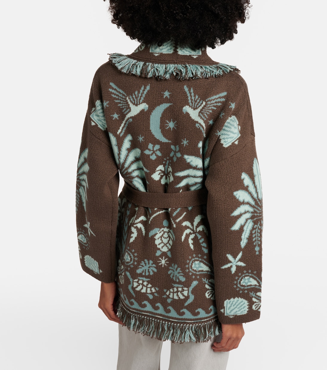 Cárdigan Echoes Of The Island de lana y algodón | Alanui