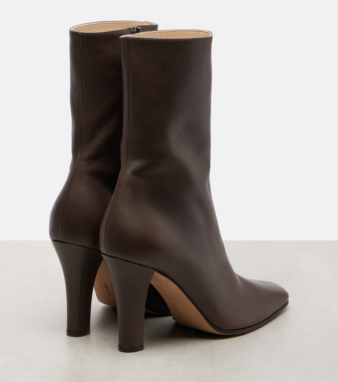 Mona leather ankle boots | The Row