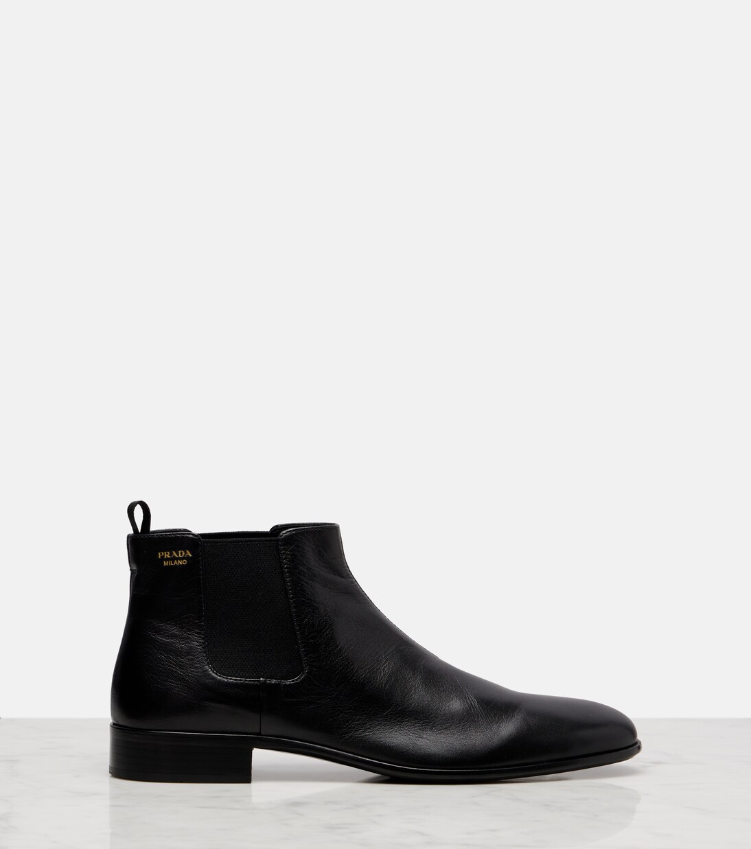 Leather Chelsea boots | Prada