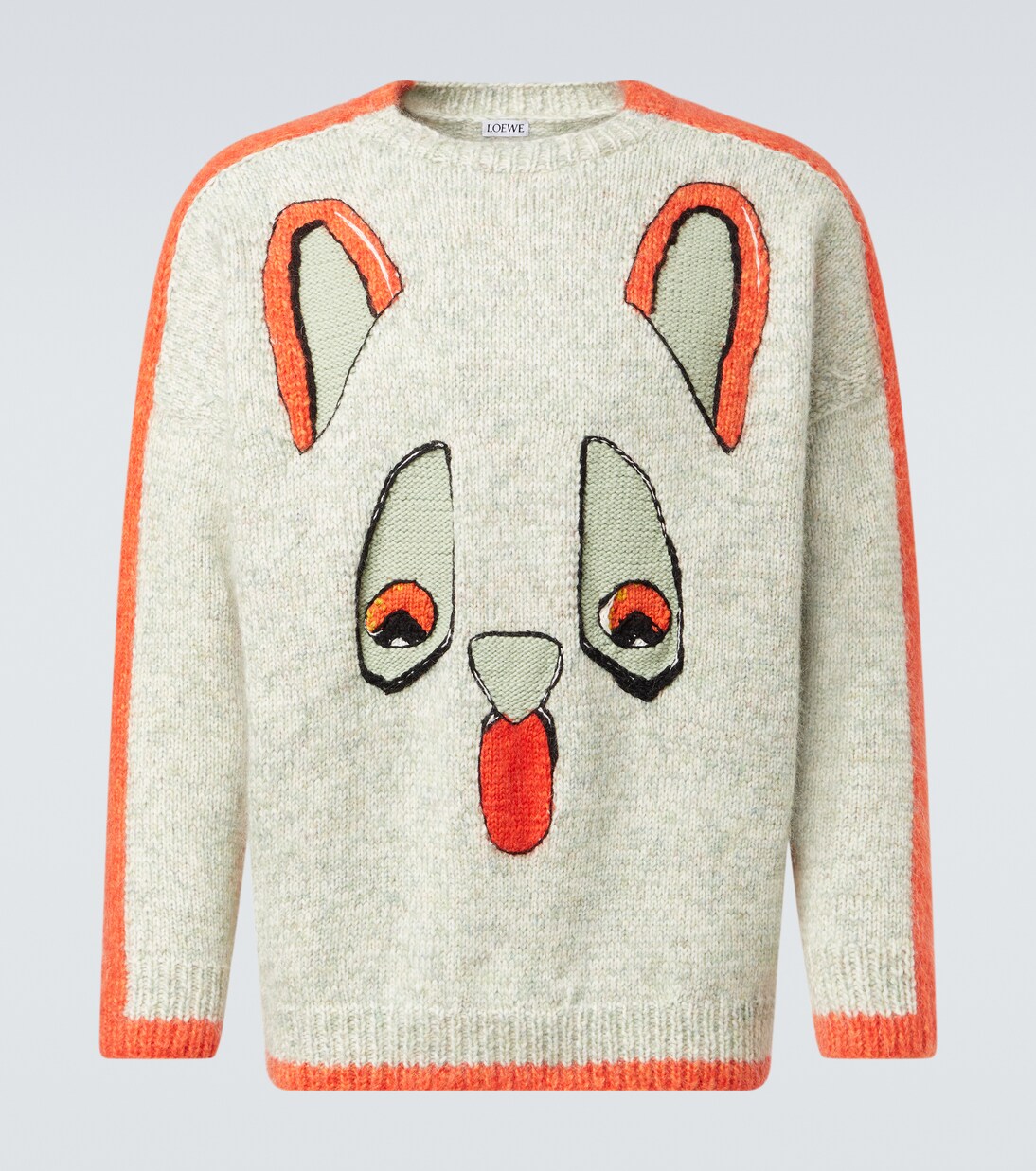 x Louis Wain intarsia wool-blend sweater | Loewe