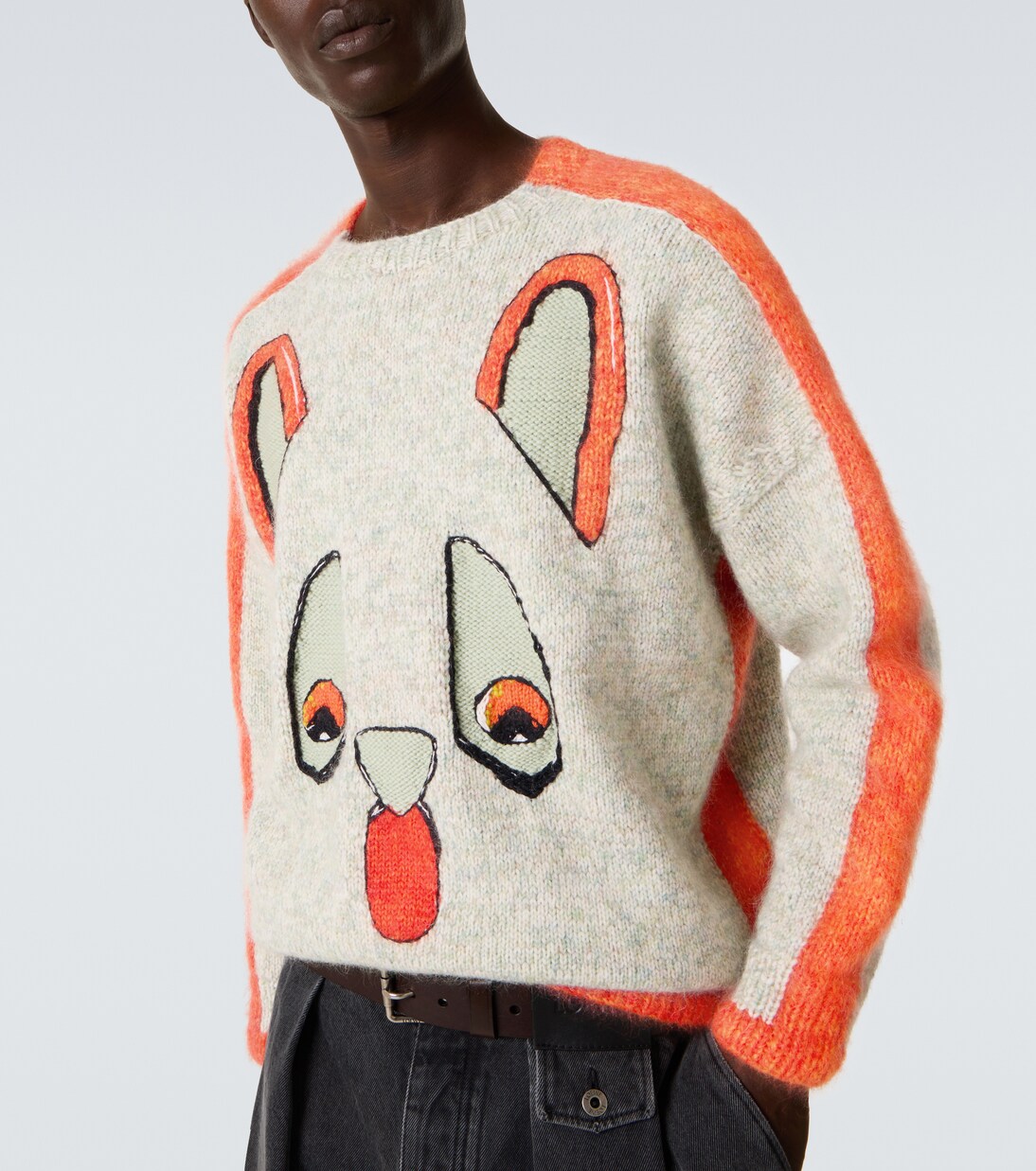 x Louis Wain intarsia wool-blend sweater | Loewe