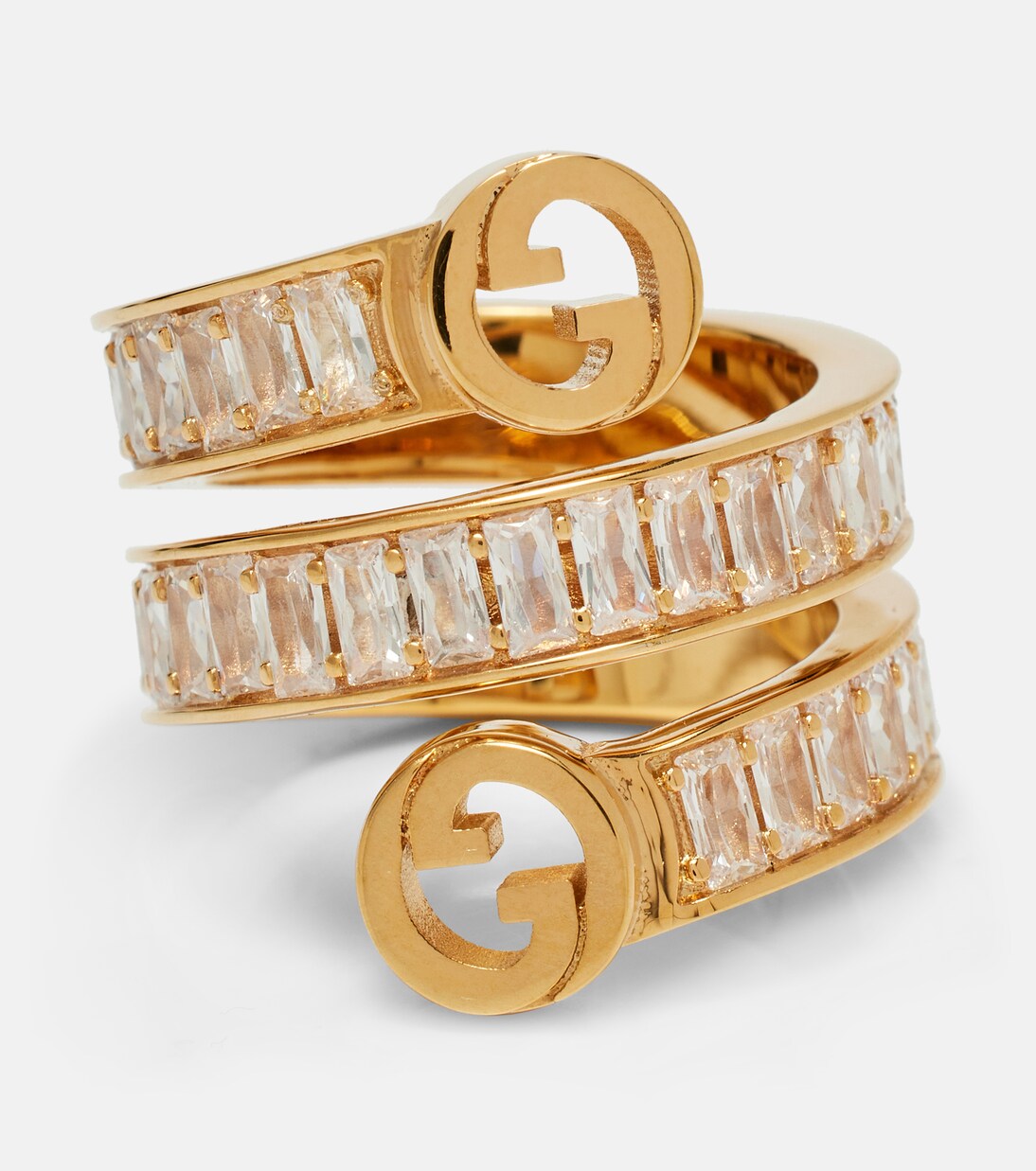 خاتم مع تزيين بالكريستال Gucci Blondie | Gucci