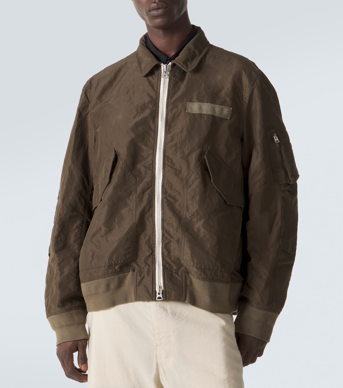 Giacca blouson in twill | Sacai