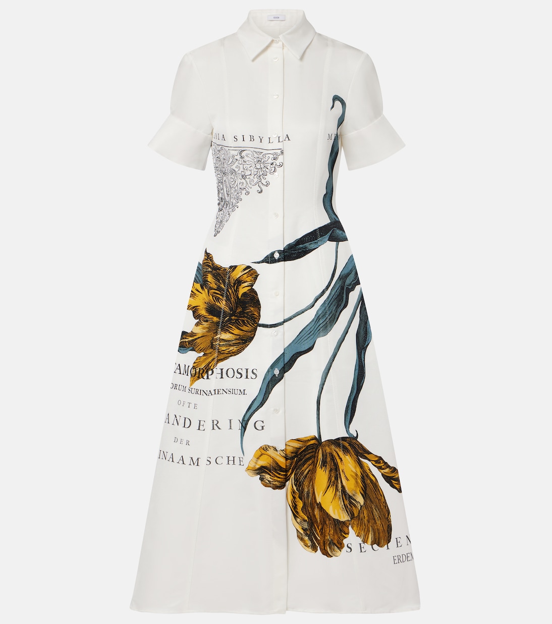 Bedrucktes Hemdblusenkleid | Erdem