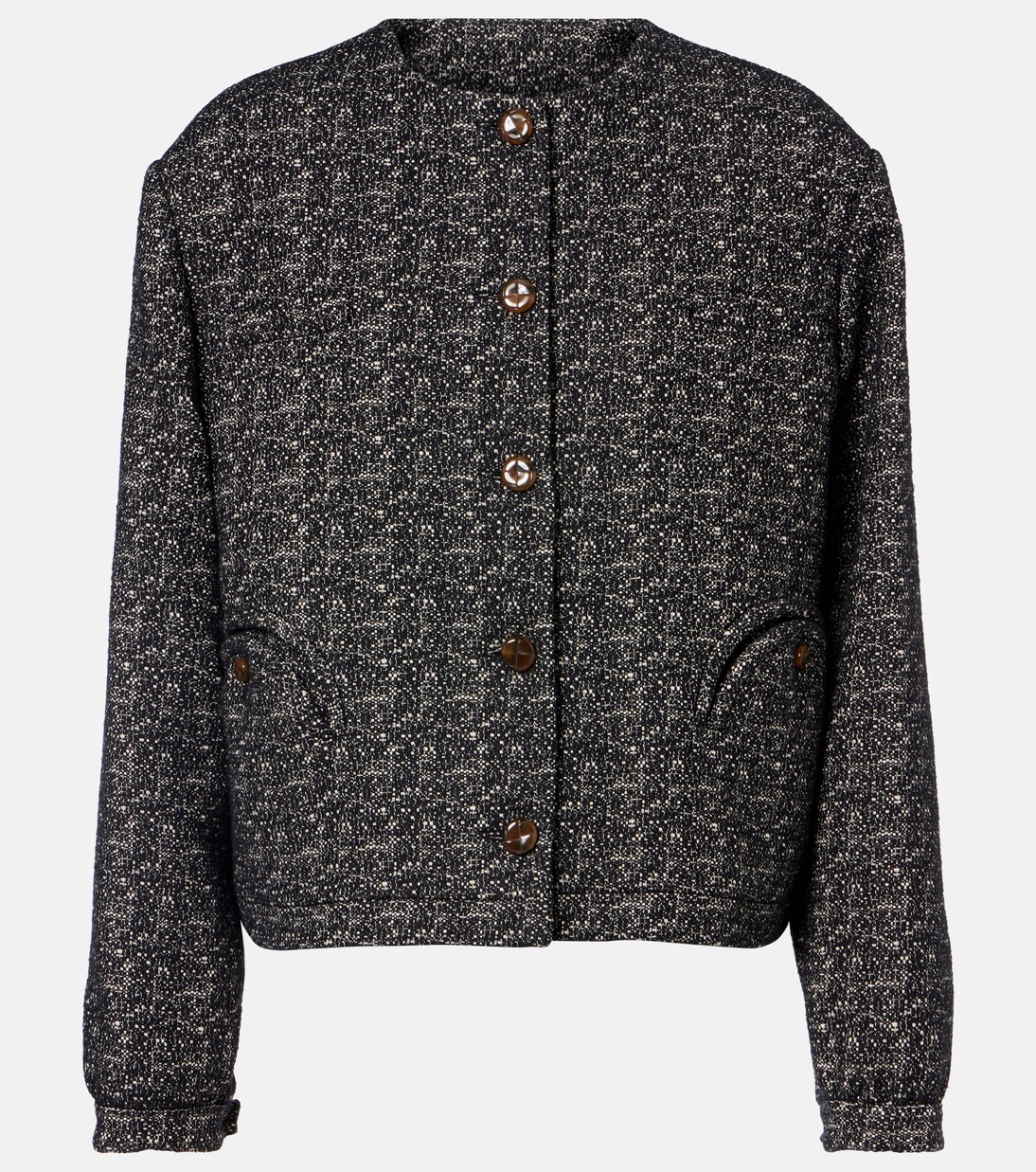 Antalya mélange cotton-blend jacket | Blazé Milano