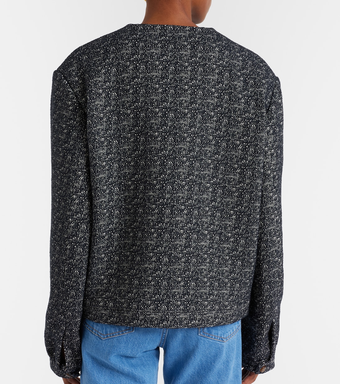 Antalya mélange cotton-blend jacket | Blazé Milano