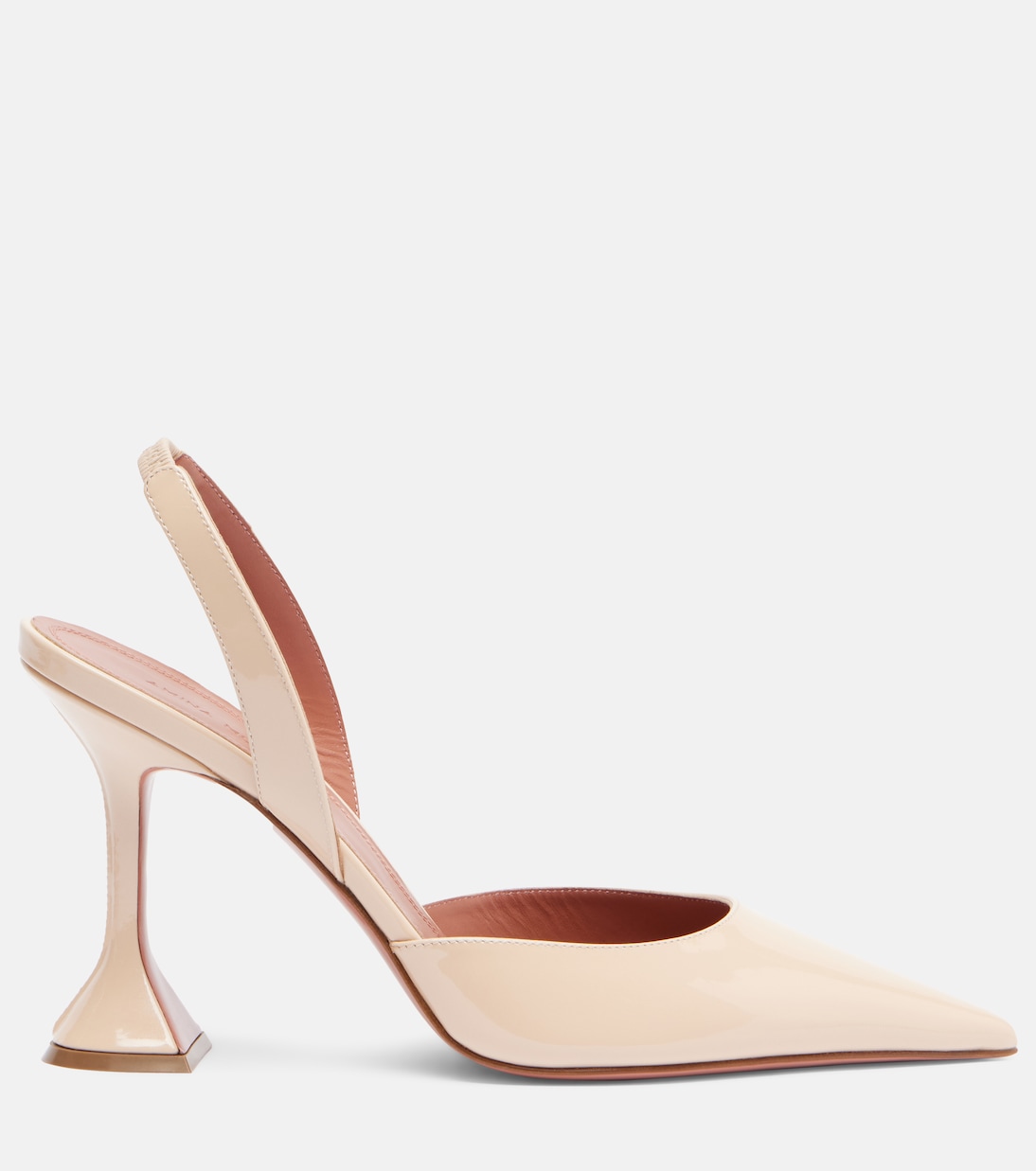 Holli 95 patent leather slingback pumps | Amina Muaddi