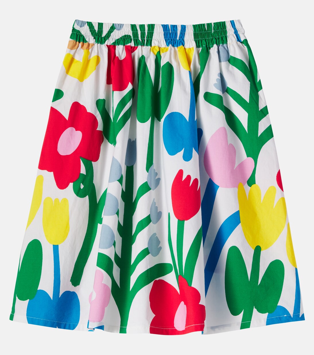 Floral cotton skirt | Stella McCartney Kids