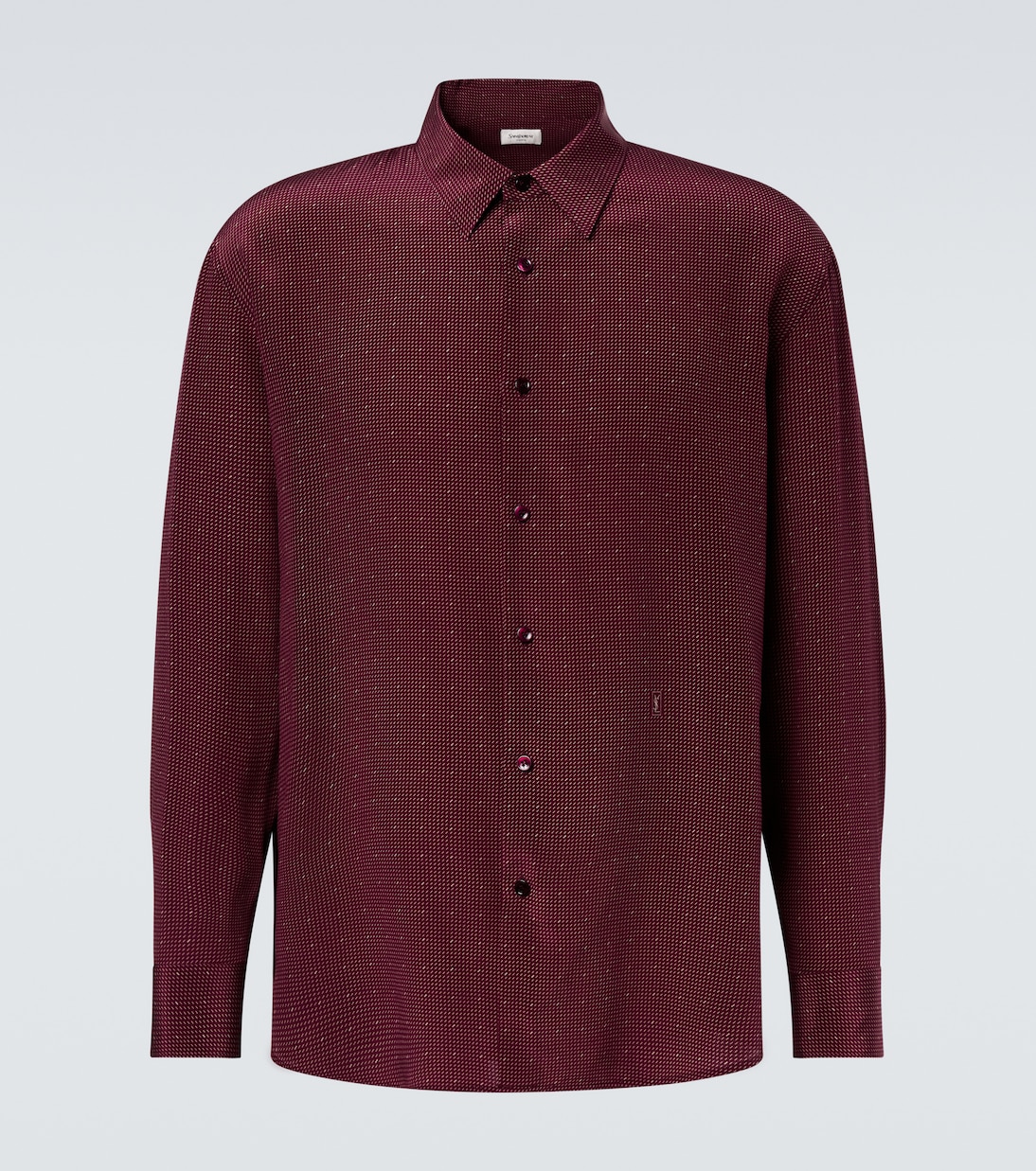 Cassandre silk crêpe de chine shirt | Saint Laurent