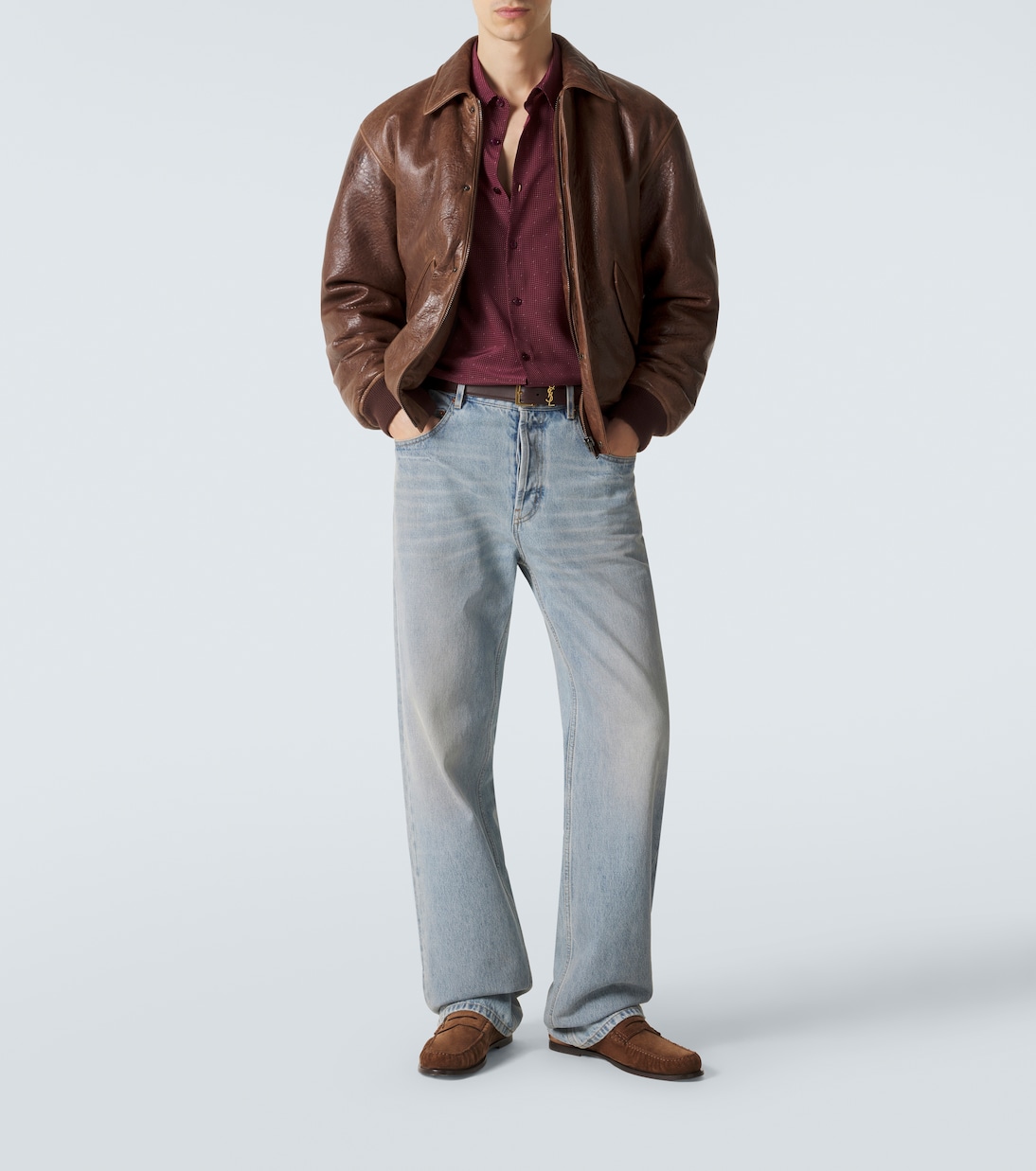 Cassandre silk crêpe de chine shirt | Saint Laurent