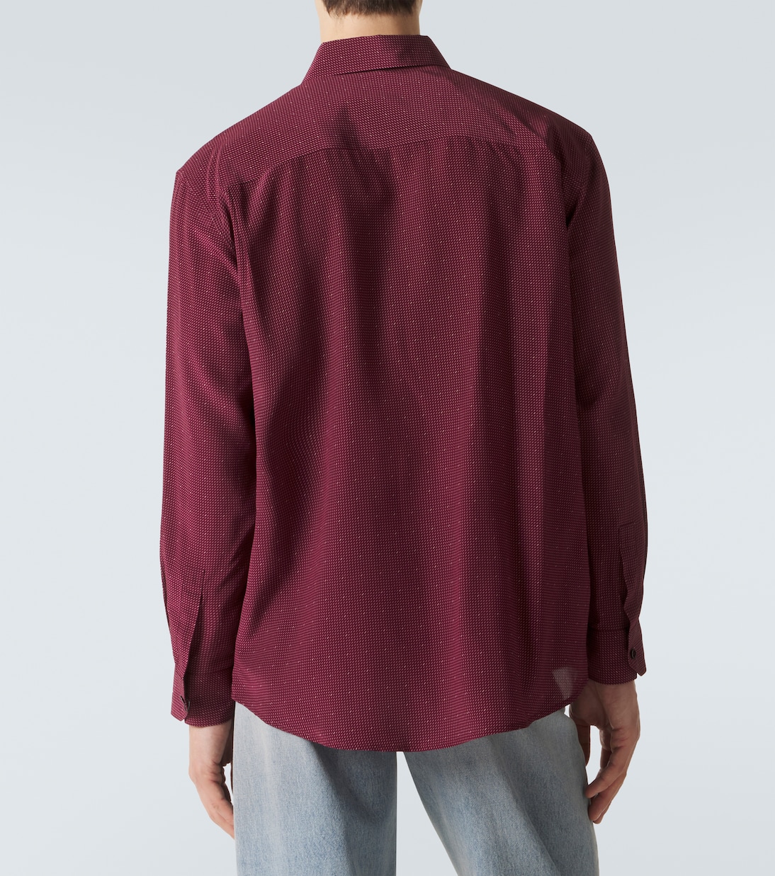 Cassandre silk crêpe de chine shirt | Saint Laurent