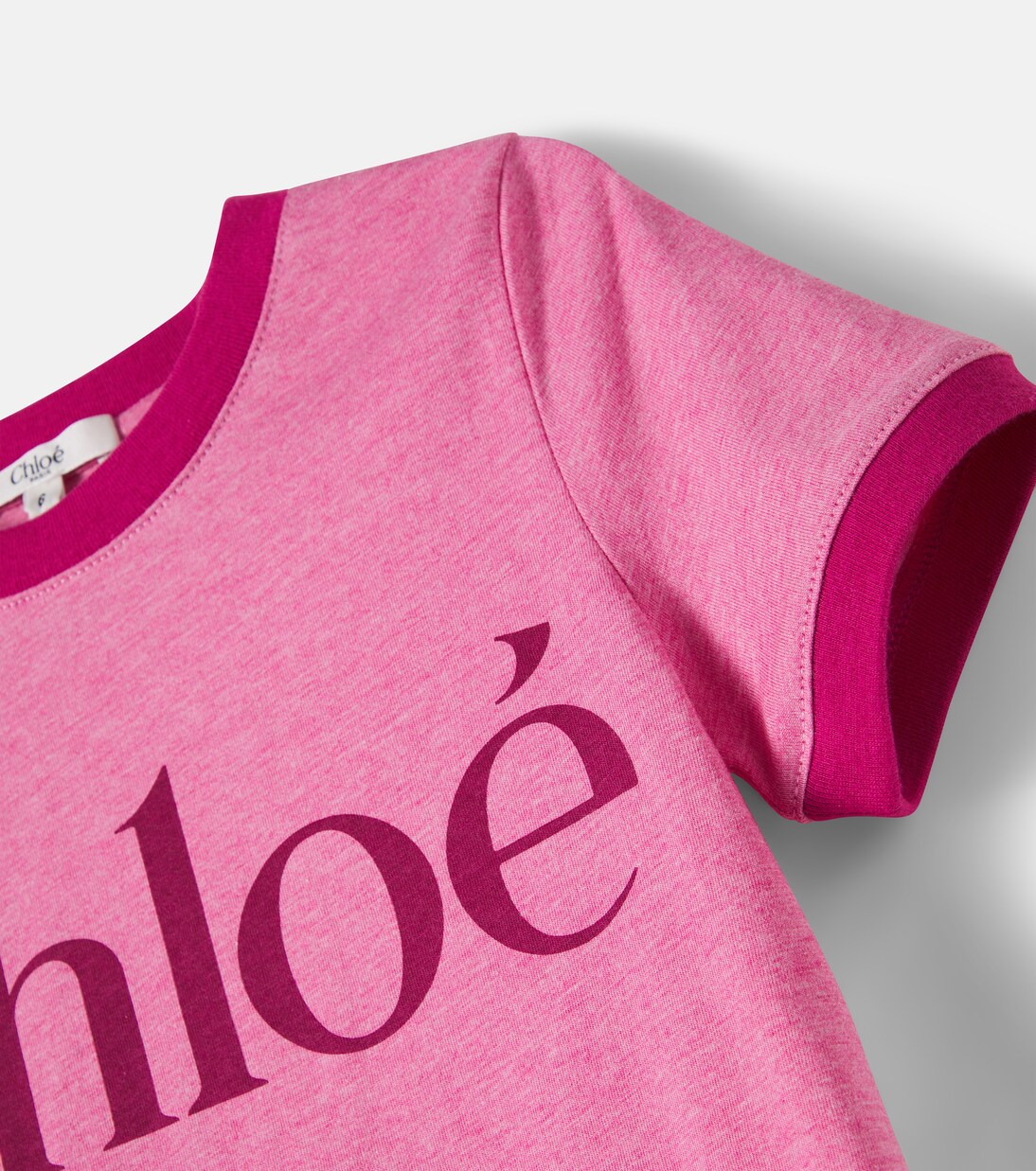 Logo cotton jersey T-shirt | Chloé Kids
