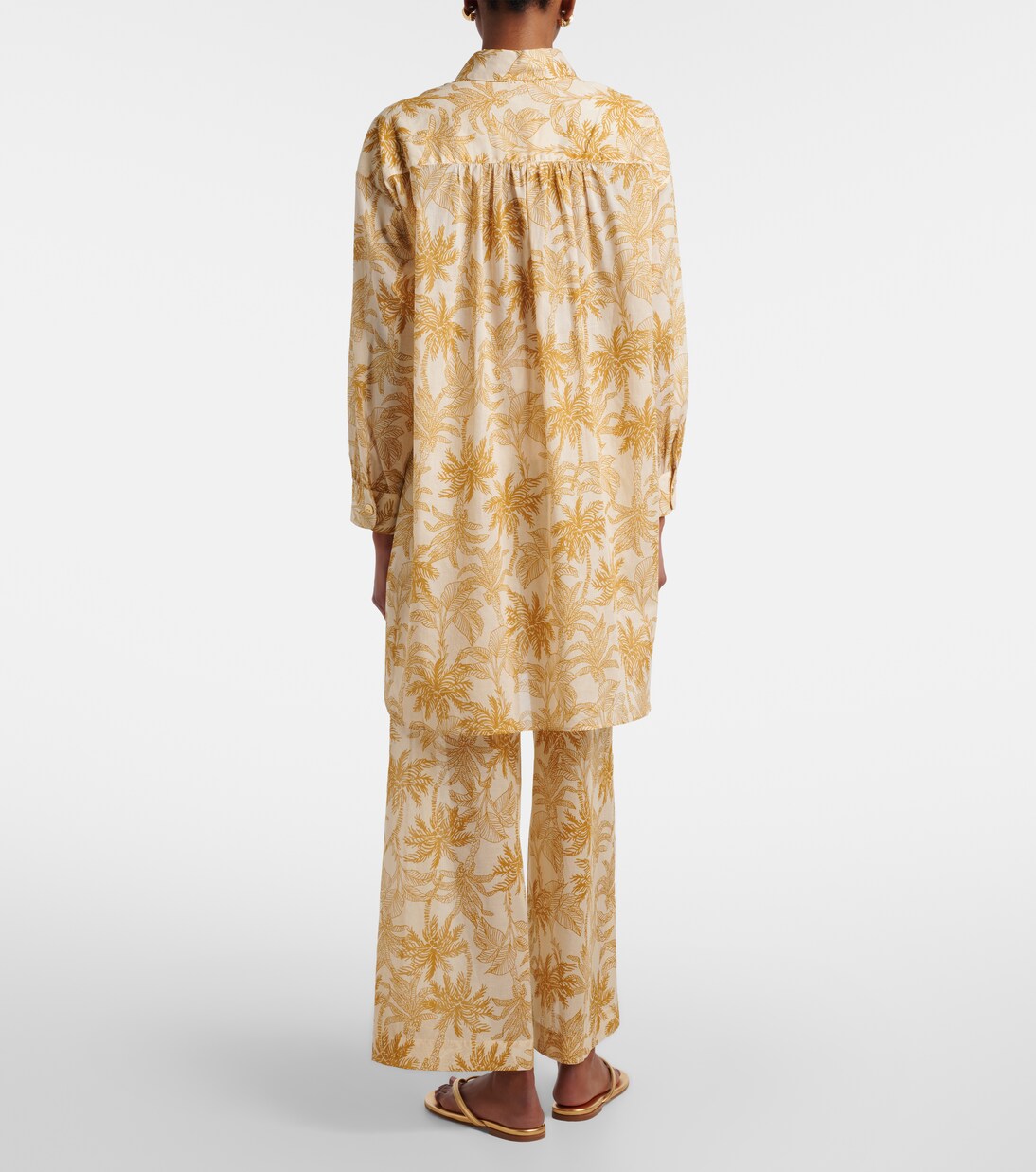 Itinerant printed cotton wide-leg pants | Eres