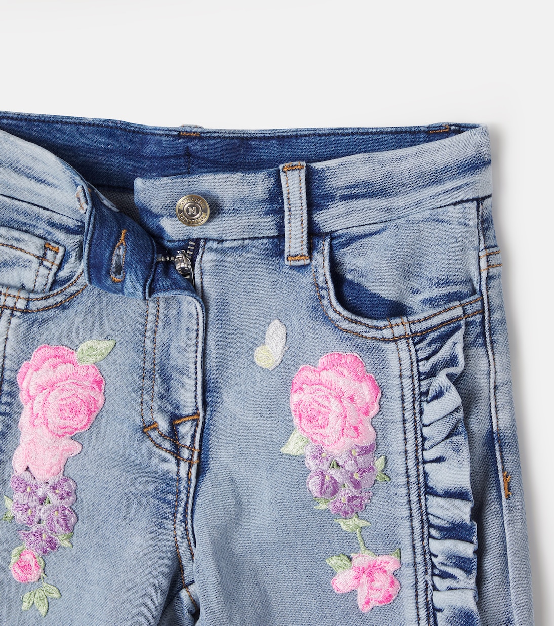 Bestickte Jeans | Monnalisa