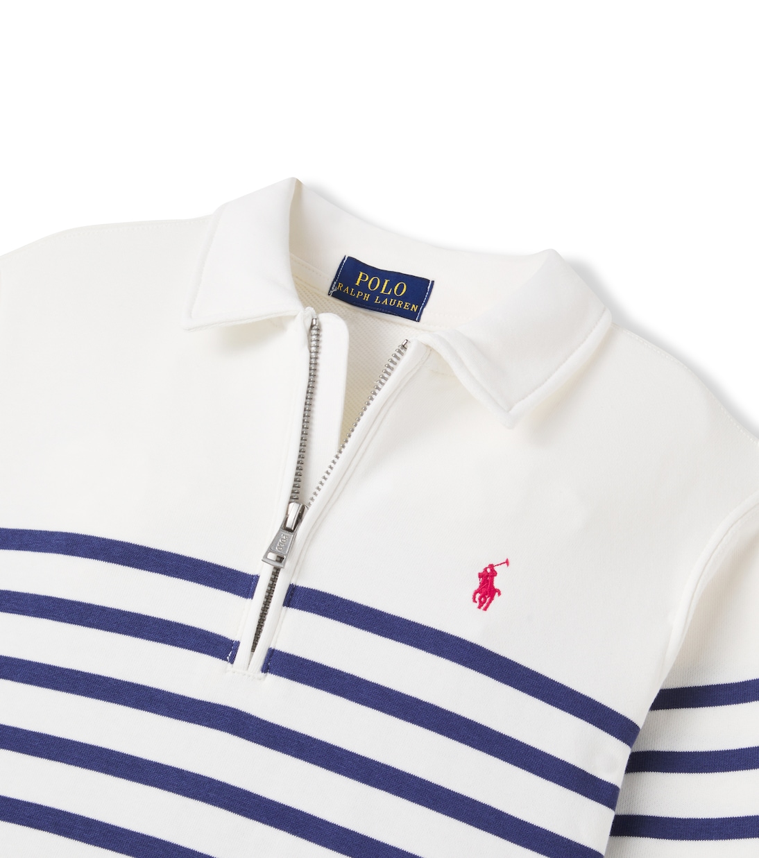 Striped cotton-blend sweatshirt | Polo Ralph Lauren Kids