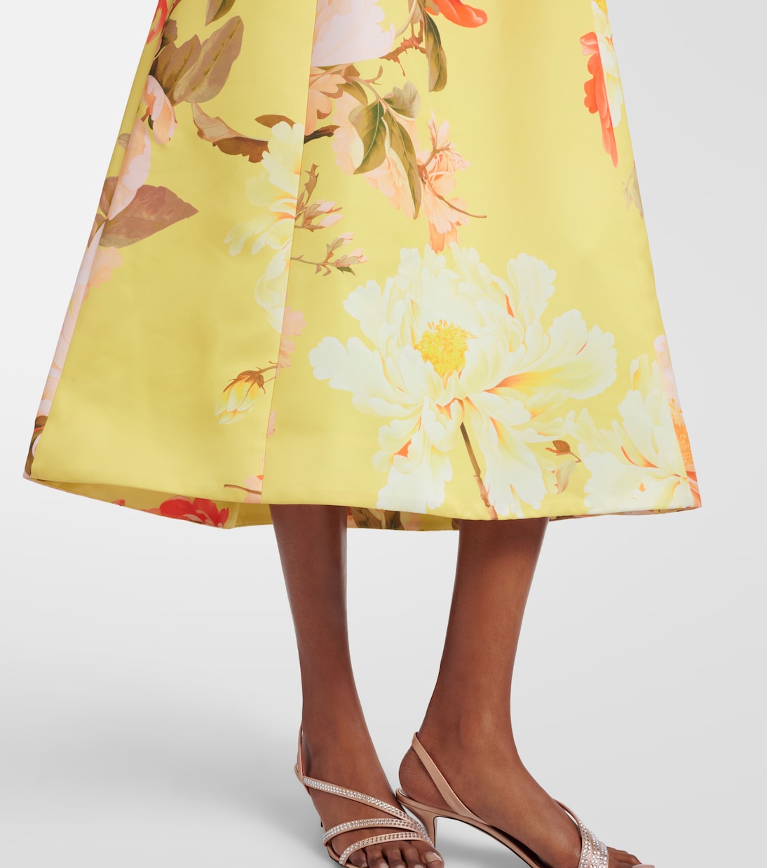 Cleo floral midi dress | Leo Lin