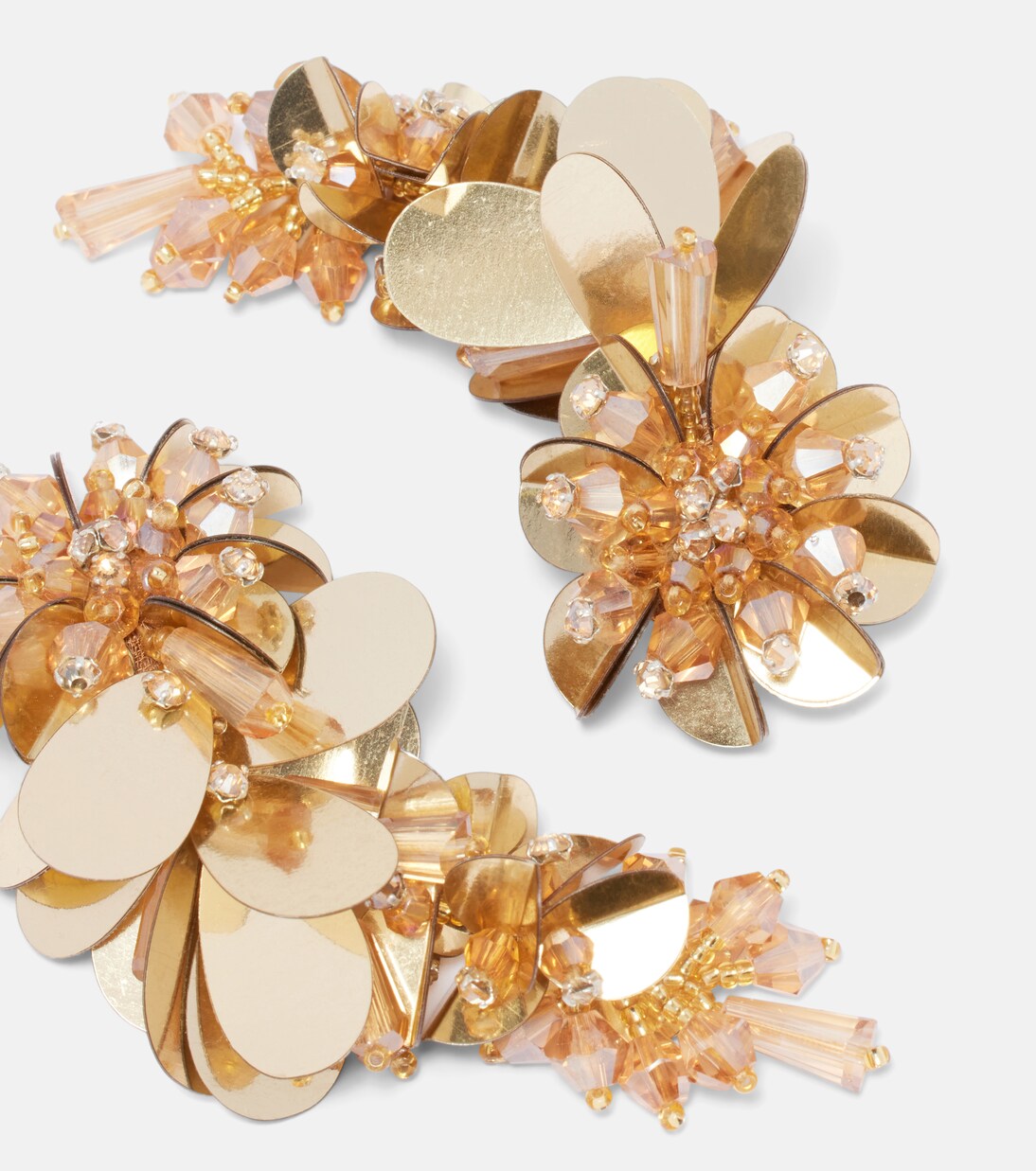 Boucles d’oreilles clip Bouquet à ornements | Oscar de la Renta