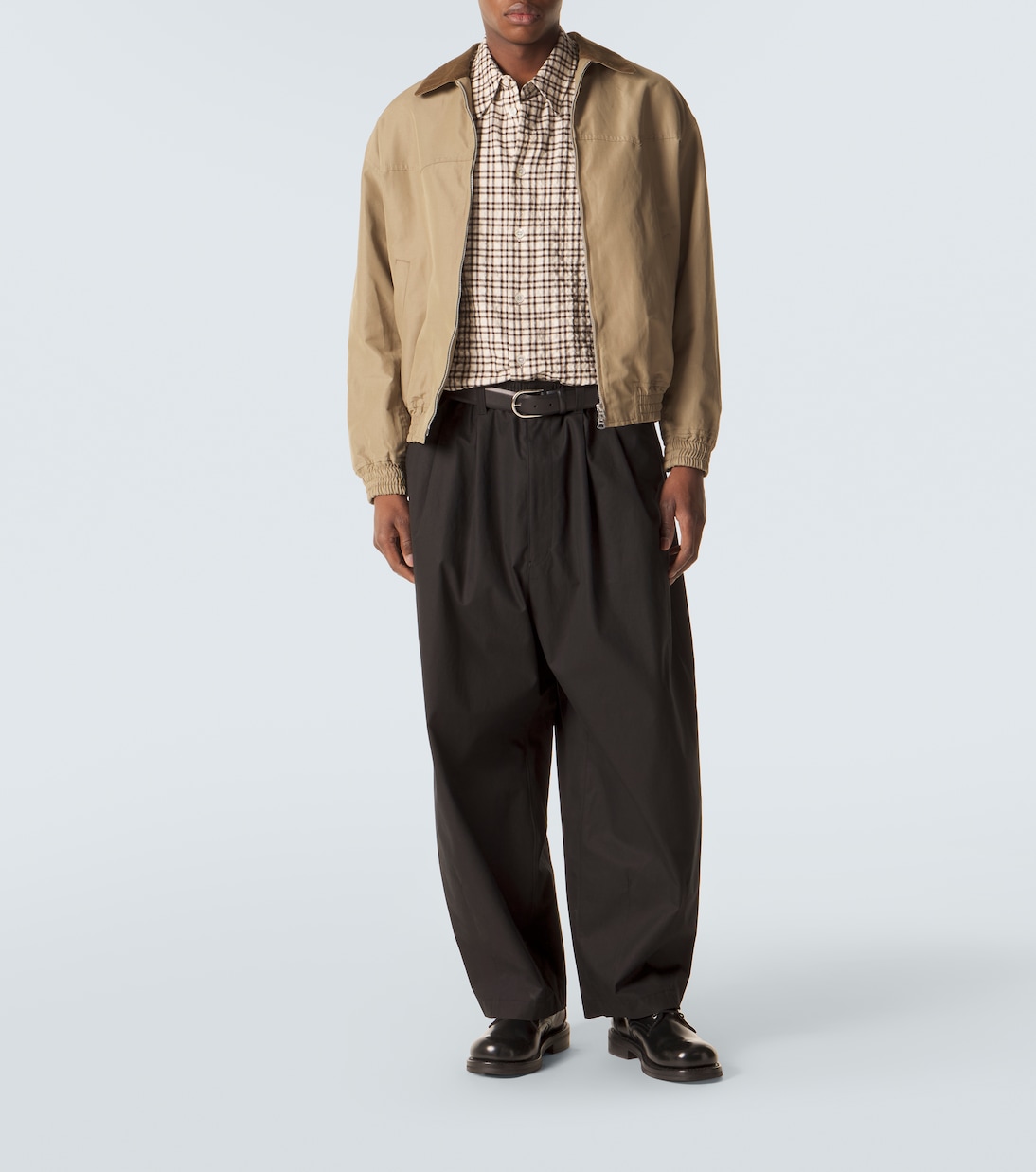 Cotton twill wide-leg pants | Comme des Garçons Homme