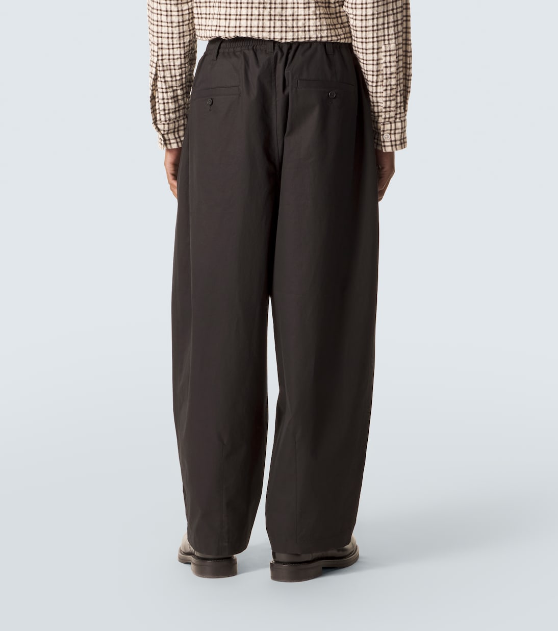 Cotton twill wide-leg pants | Comme des Garçons Homme